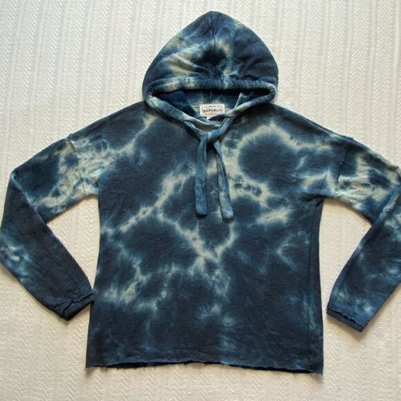 FOR THE REPUBLIC Junior XS TIE DYE HOODIE - Picture 1 of 7